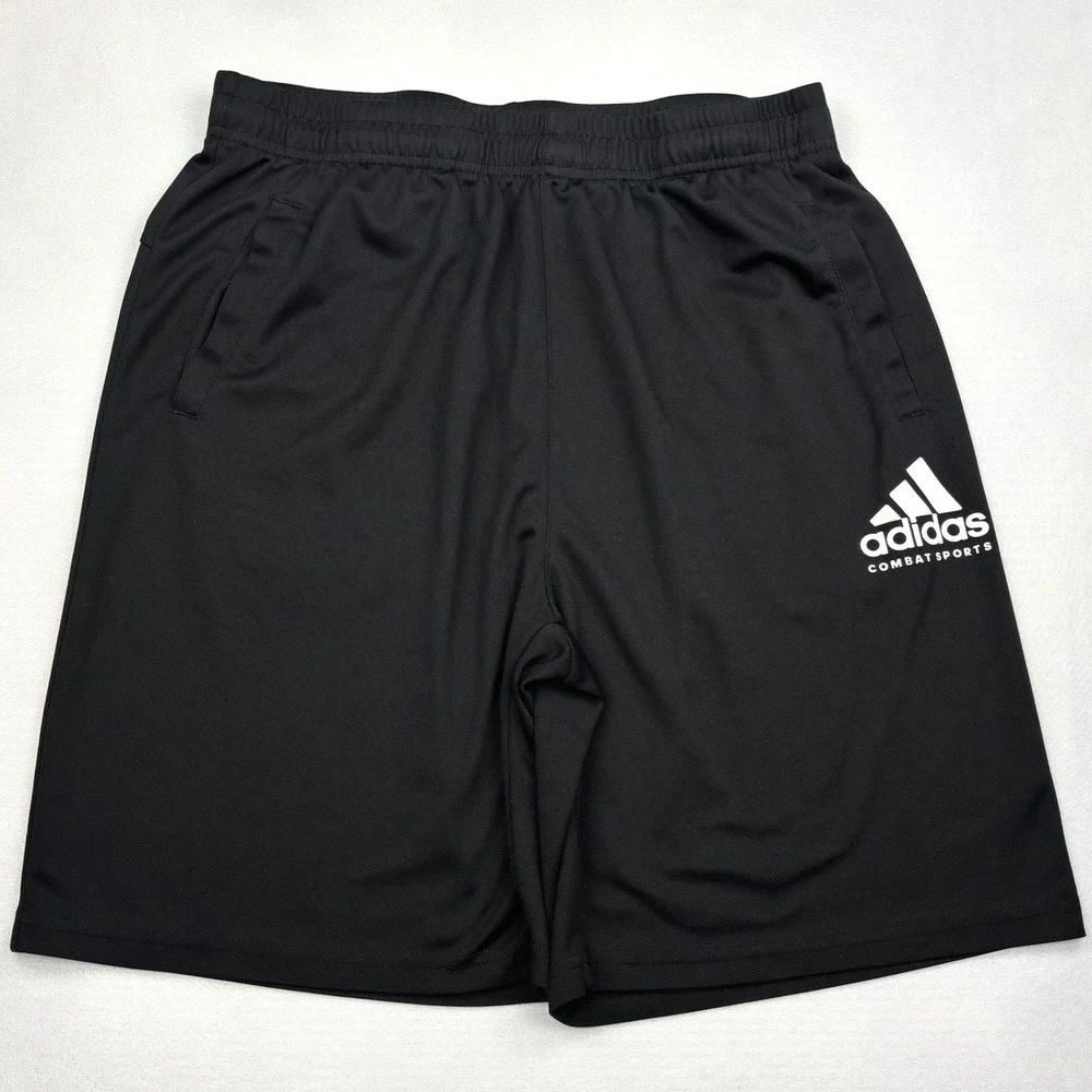 Adidas Shorts Mens 2XL Black Combat Sports Boxing MMA Gym Training ADIKTW1S